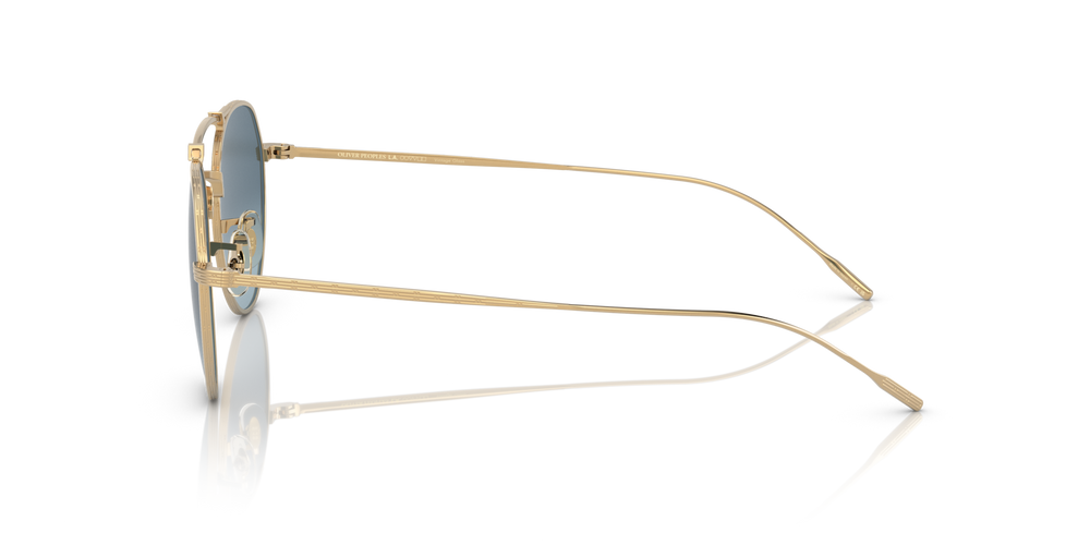 Oliver Peoples Reymont with Gold frame and Blue lenses - image 4