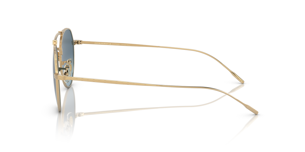 Oliver Peoples Reymont with Gold frame and Blue lenses - image 4