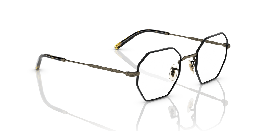 Oliver Peoples Holender con montatura Oro anticato/Nero - L'immagine 3