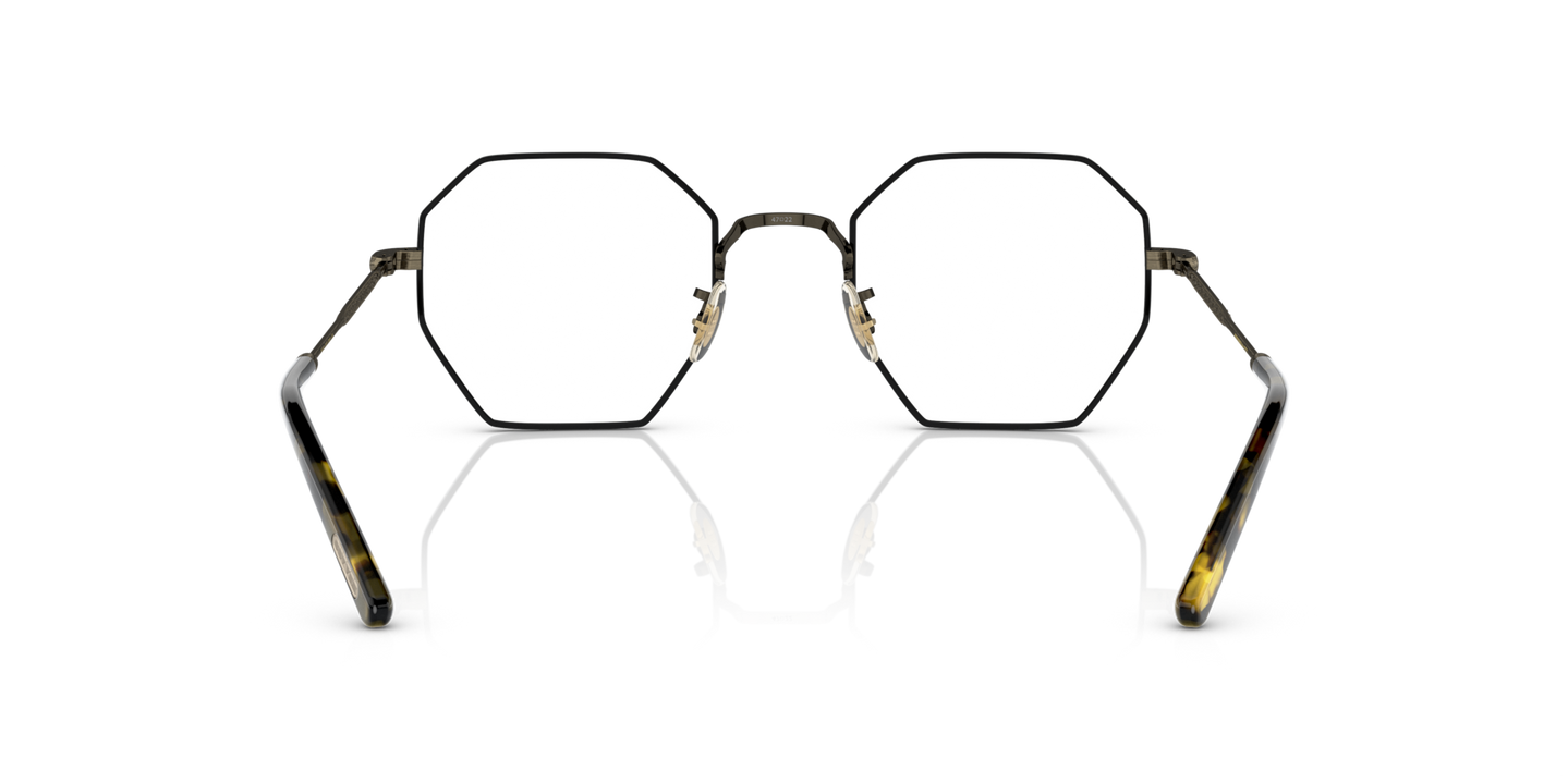 Oliver Peoples Holender con montatura Oro anticato/Nero - Immagine Naselli