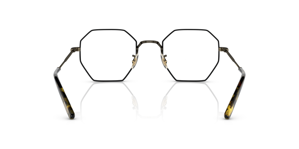 Oliver Peoples Holender con montatura Oro anticato/Nero - L'immagine 5