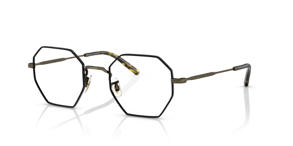 Oliver Peoples Holender avec monture Or patiné/Noir - L'image 4