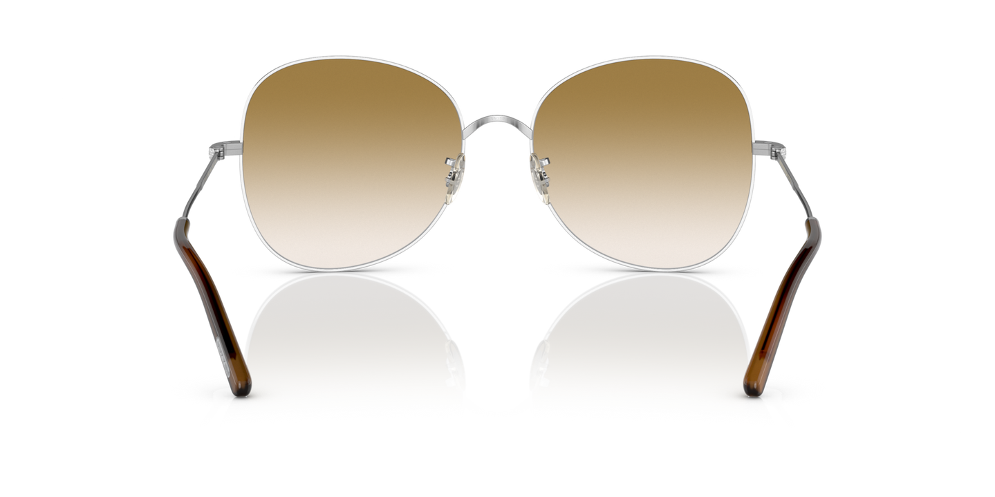 Oliver Peoples Éliane with Brushed Silver frame - Image Nosepads