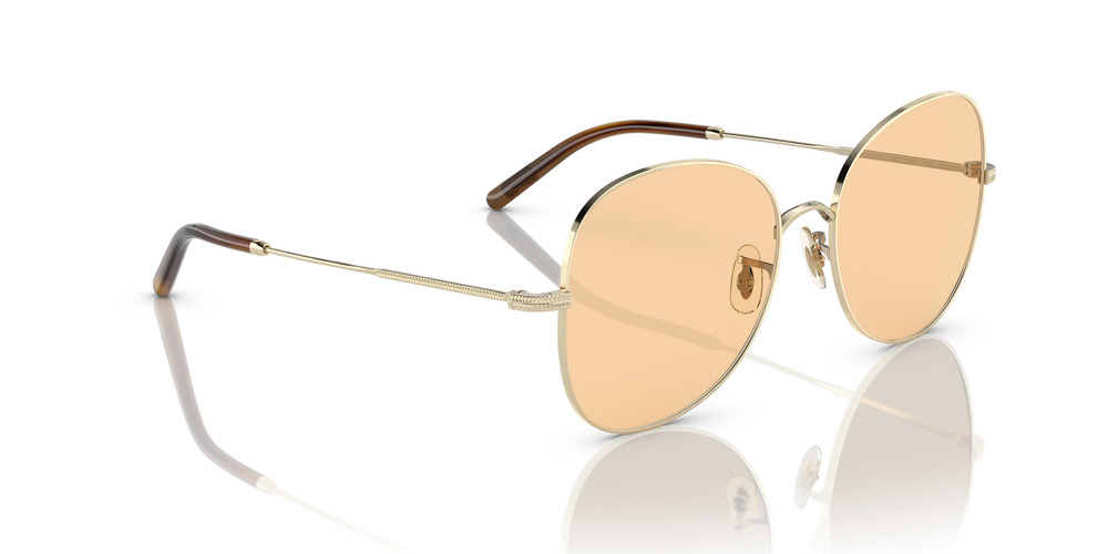 Oliver Peoples Éliane mit Gold gebürstet Gestell - Bild 3