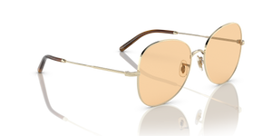 Oliver Peoples Éliane mit Gold gebürstet Gestell - Bild 3