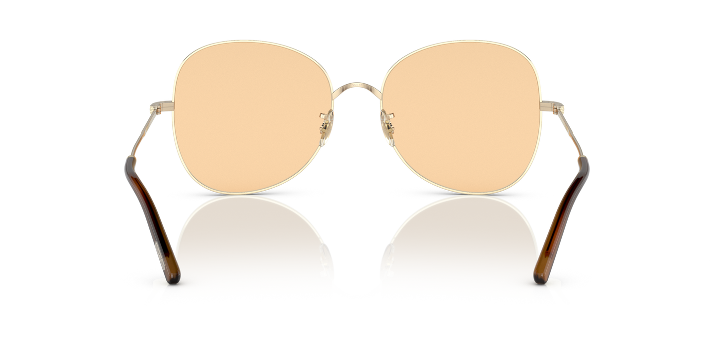 Oliver Peoples Éliane with Brushed Gold frame - Image Nosepads