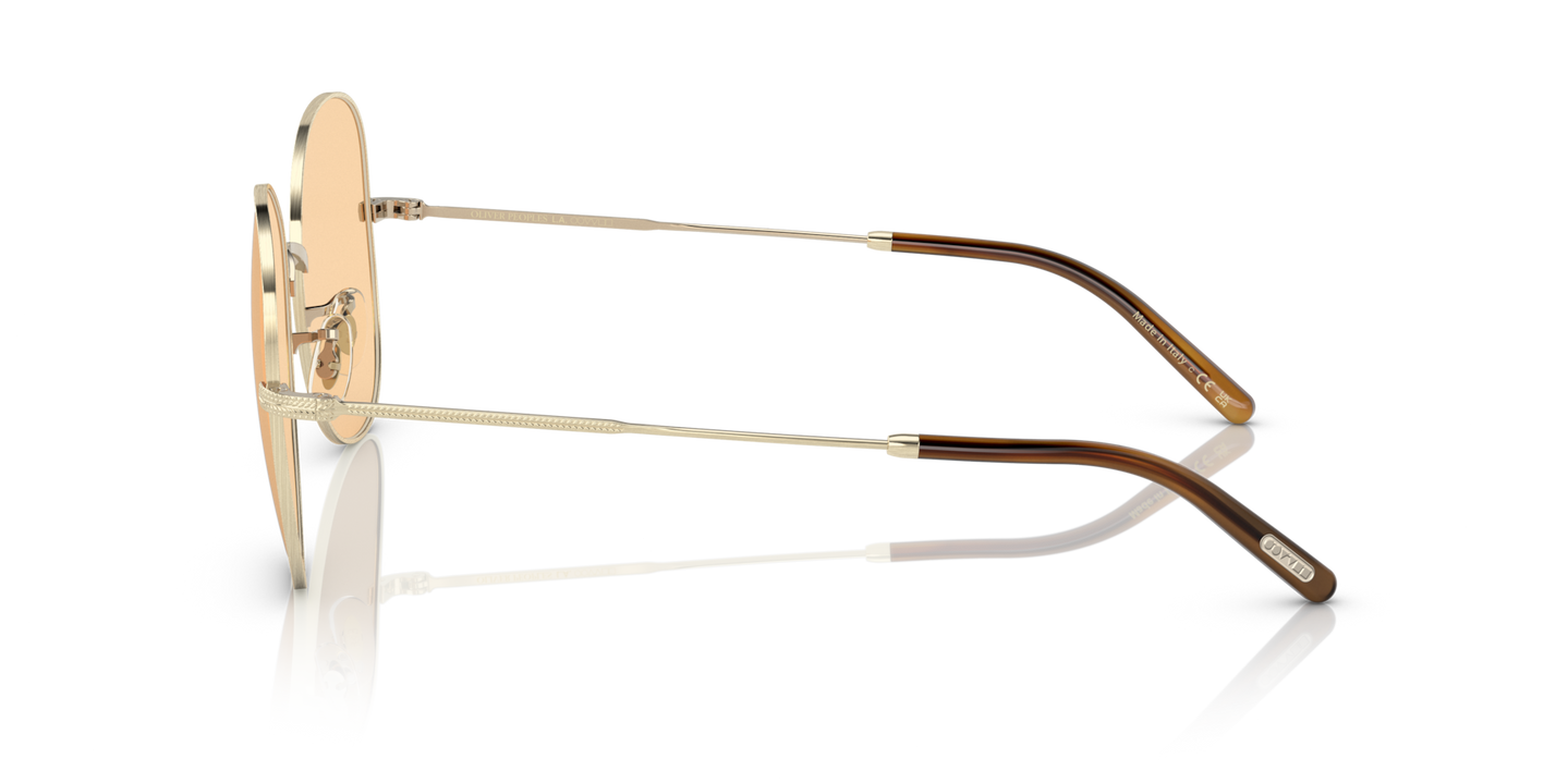 Oliver Peoples Éliane con montatura Oro Spazzolato - Immagine Filigrane