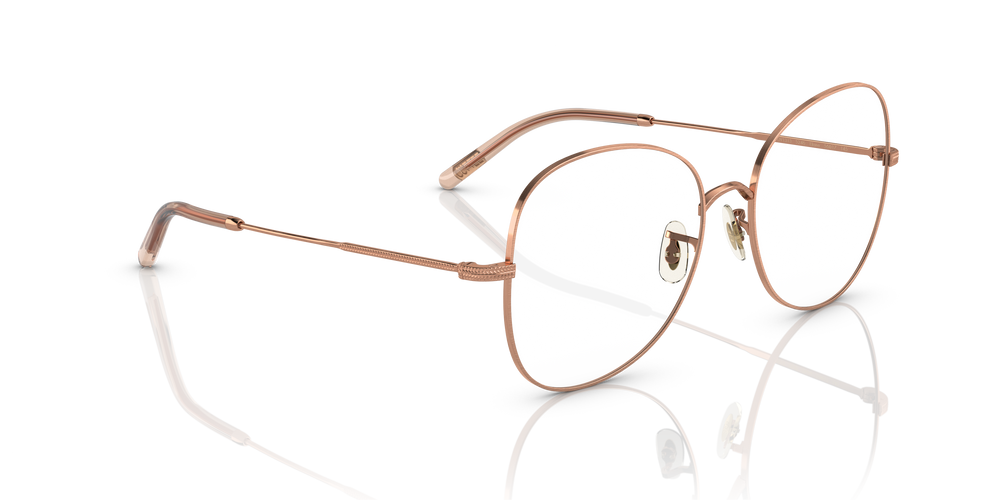 Oliver Peoples Éliane avec monture Or rose brossé - L'image 3