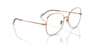 Oliver Peoples Éliane avec monture Or rose brossé - L'image 3