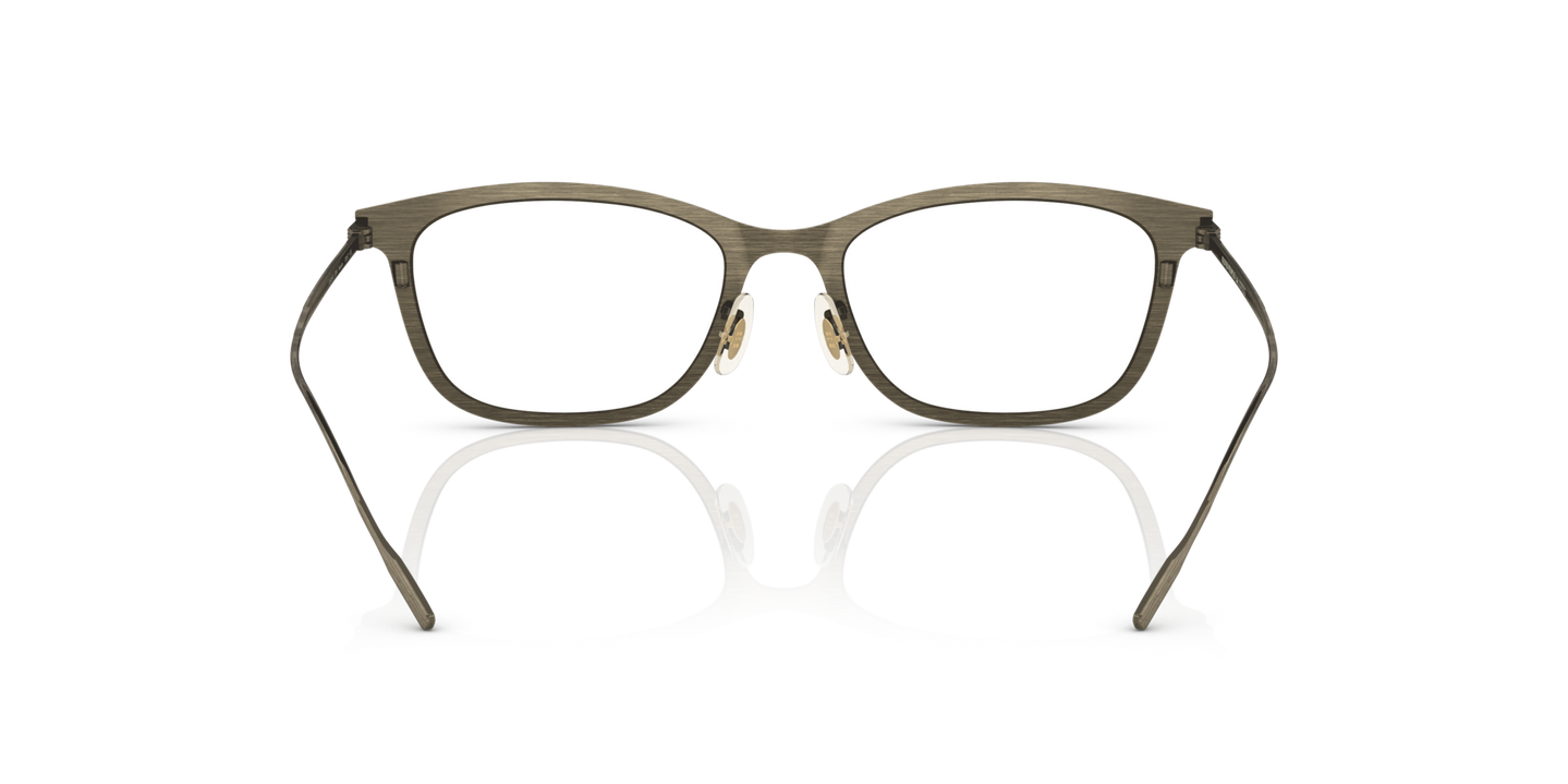 Oliver Peoples Maurette mit Antikgold Gestell - Bild Stegplättchen