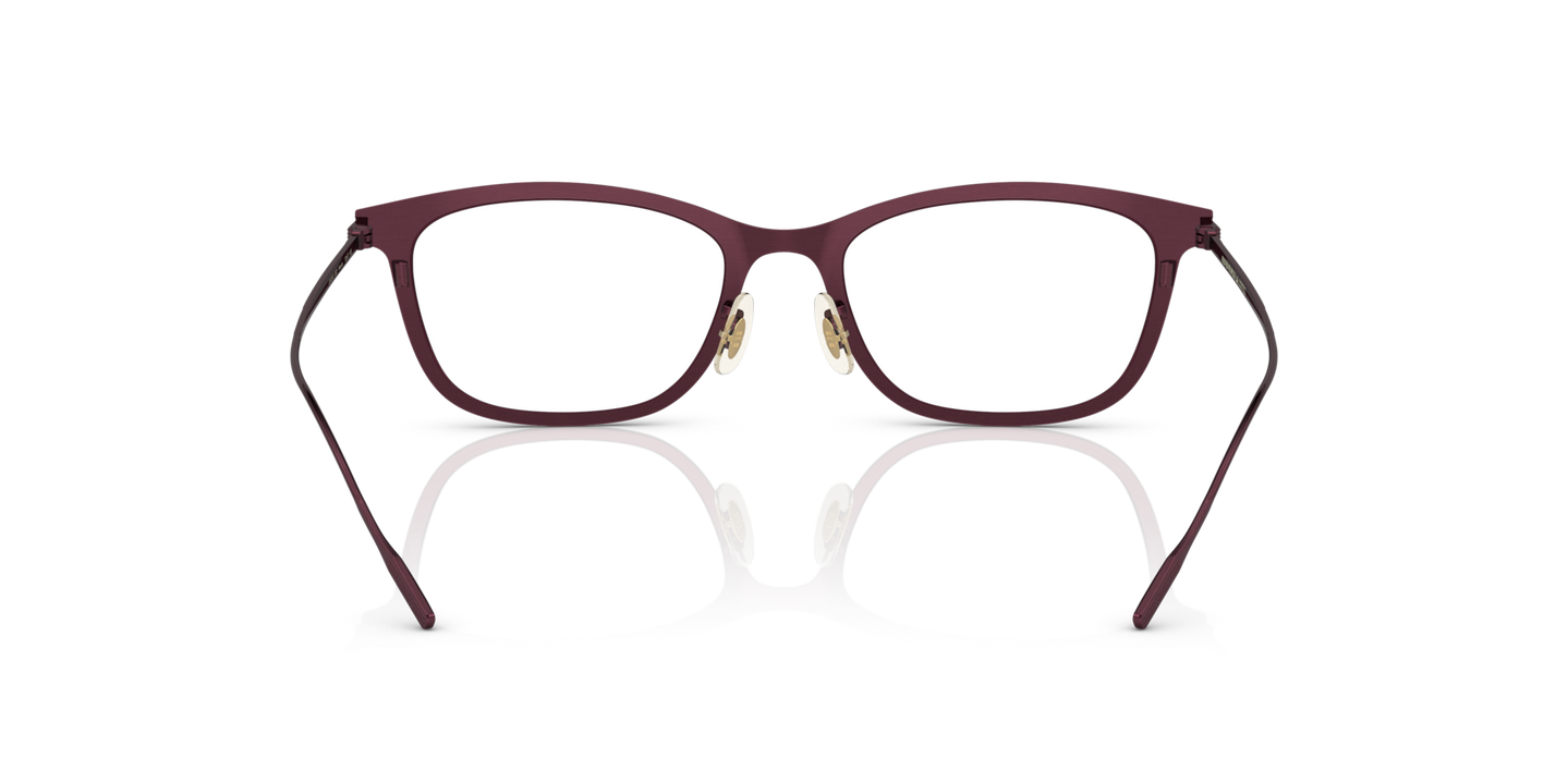 Oliver Peoples Maurette mit Burgunder gebürstet Gestell - Bild Stegplättchen
