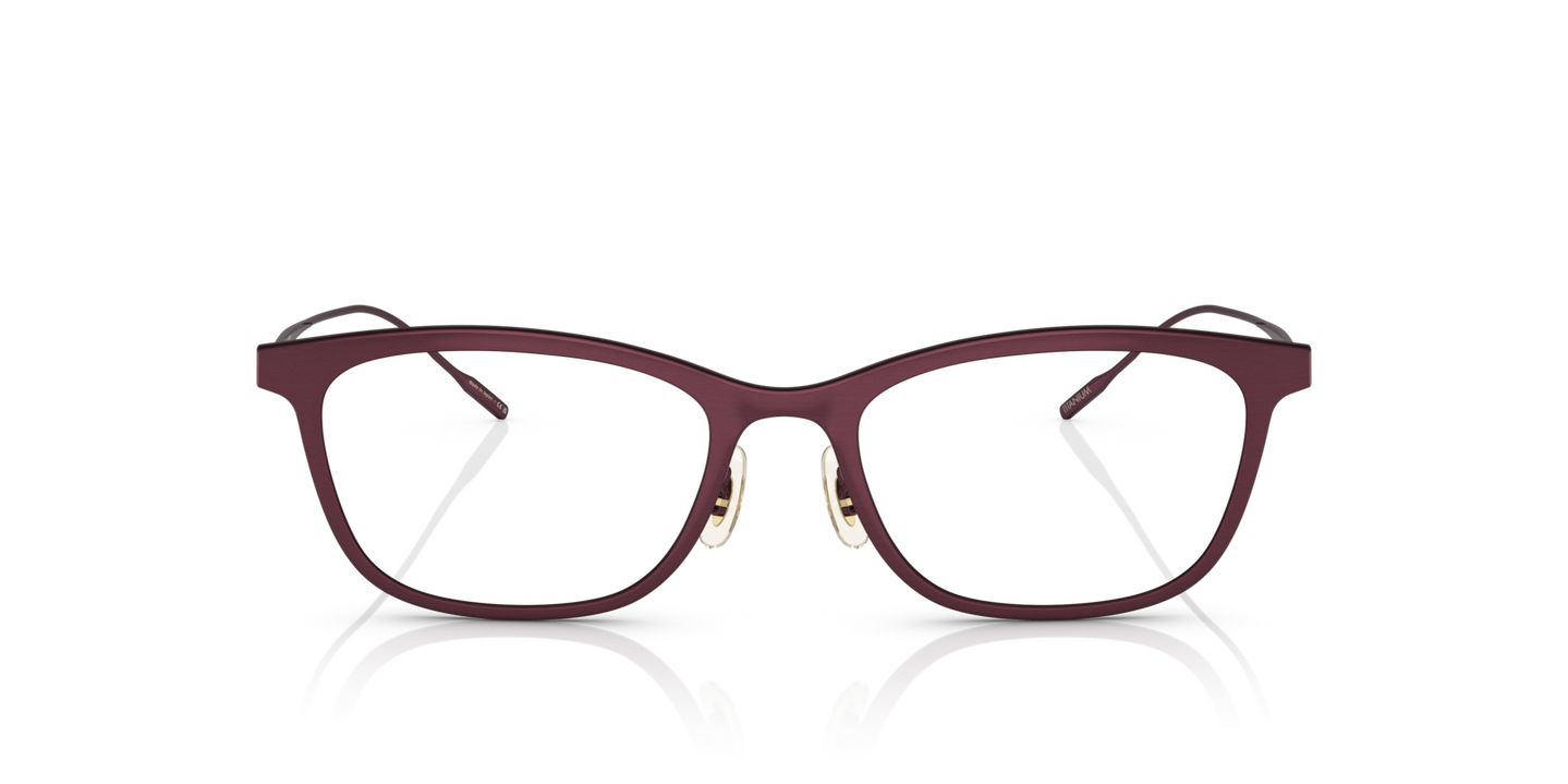 Oliver Peoples Maurette mit Burgunder gebürstet Gestell - Bild Material