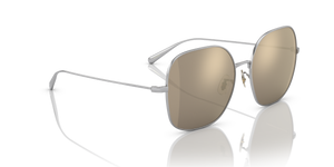 Oliver Peoples Deadani con montatura Argento e lenti  Oro - L'immagine 3