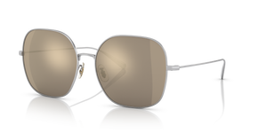 Oliver Peoples Deadani con montatura Argento e lenti  Oro - L'immagine 1