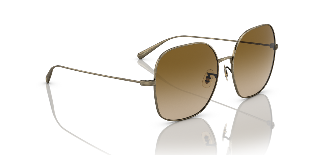 Oliver Peoples Deadani con montatura Oro Antico e lenti  Marrone - immagine 3