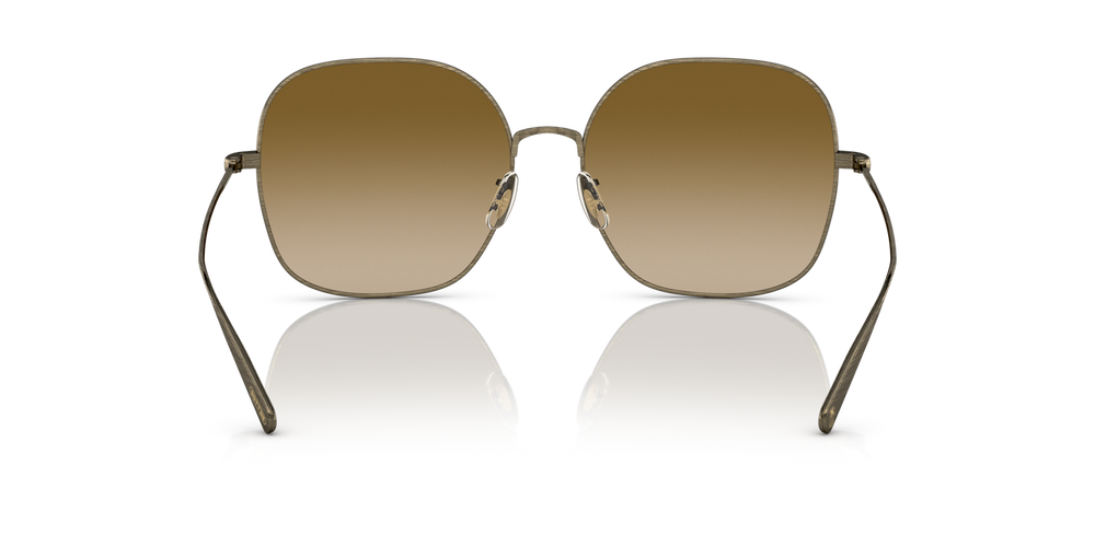 Oliver Peoples Deadani con montatura Oro Antico e lenti  Marrone - immagine 5