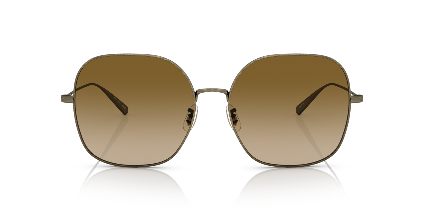Oliver Peoples Deadani con montatura Oro Antico e lenti  Marrone - Immagine Materiale