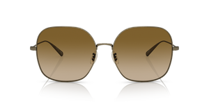 Oliver Peoples Deadani con montatura Oro Antico e lenti  Marrone - immagine 2