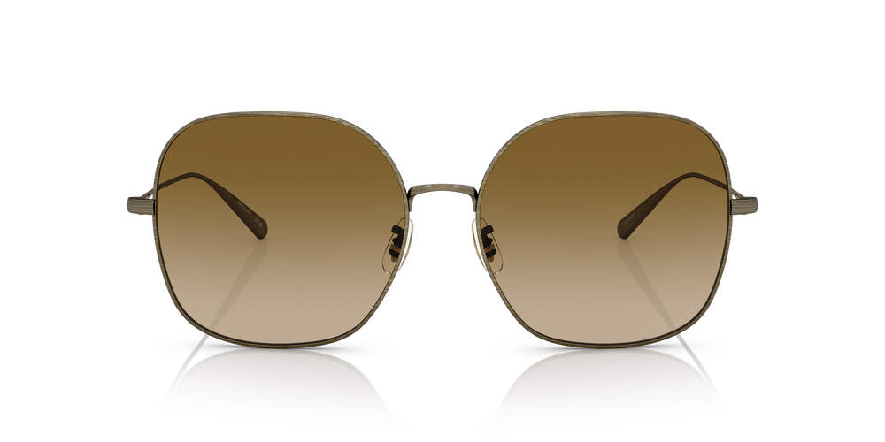 Oliver Peoples Deadani avec une monture Or patiné et des verres Brun - L'image 2