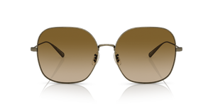 Oliver Peoples Deadani avec une monture Or patiné et des verres Brun - L'image 2