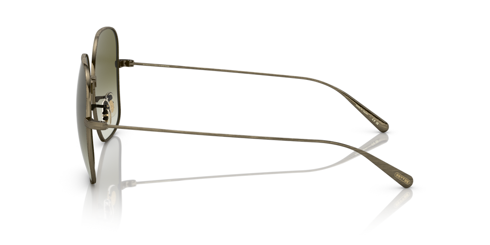 Oliver Peoples Deadani con montatura Oro Antico e lenti  Verde - immagine 4