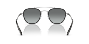 Oliver Peoples Lilletto Clip with Silver frame and Grey lenses - Image 6