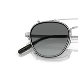 Oliver Peoples Lilletto Clip with Silver frame and Grey lenses - Variant