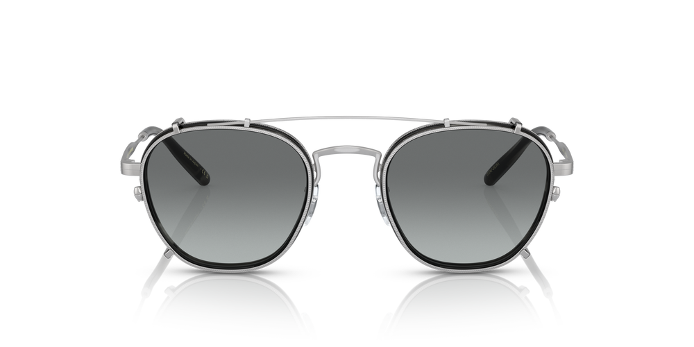 Oliver Peoples Lilletto Clip with Silver frame and Grey lenses - Image 3