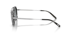 Oliver Peoples Lilletto Clip with Silver frame and Grey lenses - Image 5