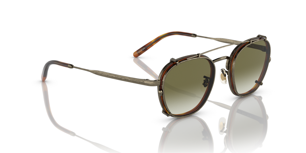 Sie Oliver Peoples Lilletto mit Antique Gold/Vintage LBR Gestell und Grün Gläsern - bild 3