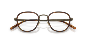 Sie Oliver Peoples Lilletto mit Antique Gold/Vintage LBR Gestell und Grün Gläsern - Das Bild 6