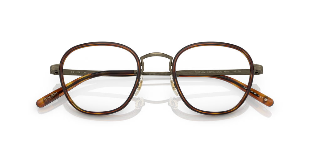 Sie Oliver Peoples Lilletto mit Antique Gold/Vintage LBR Gestell und Grün Gläsern - bild 7