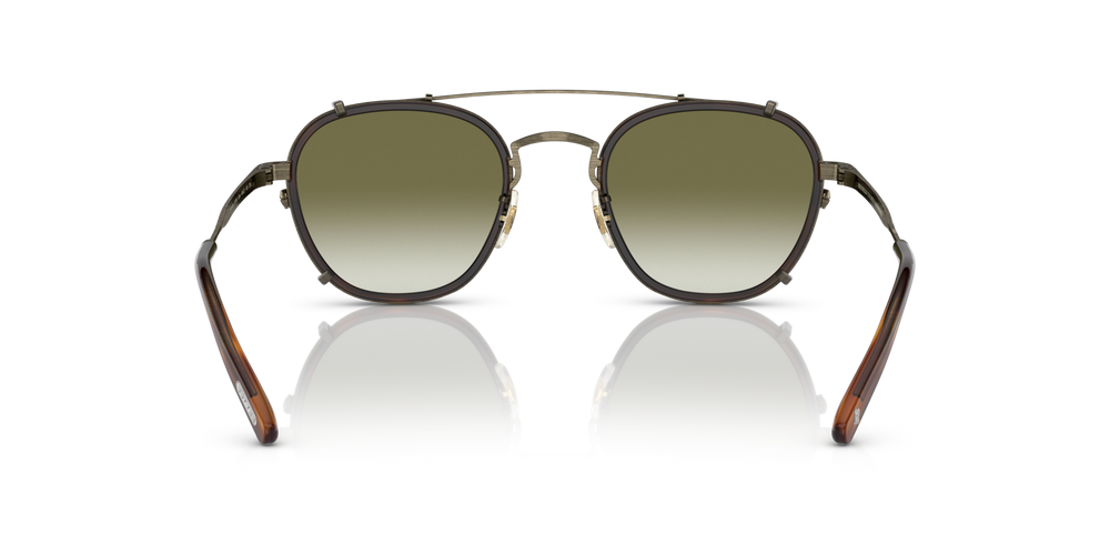 Oliver Peoples Lilletto with Antique Gold/Vintage LBR frame and Green lenses - image 5