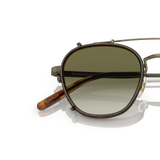 Sie Oliver Peoples Lilletto mit Antique Gold/Vintage LBR Gestell und Grün Gläsern - Variant