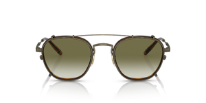 Sie Oliver Peoples Lilletto mit Antique Gold/Vintage LBR Gestell und Grün Gläsern - bild 2