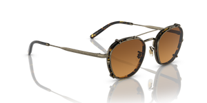 Oliver Peoples Lilletto with Antique Gold/Vintage DTB frame and Brown lenses - Image 3