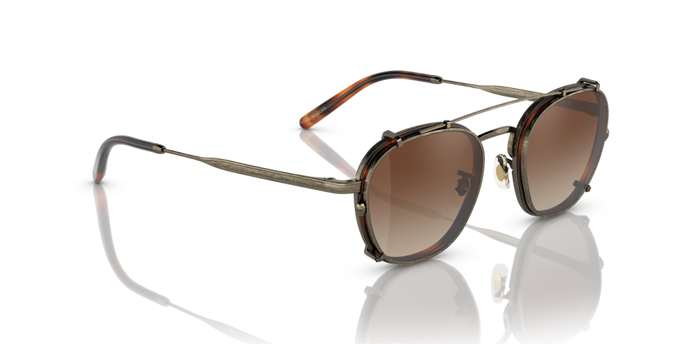 Oliver Peoples Lilletto with Antique Gold/Dark Mahogany frame and Brown lenses - image 3