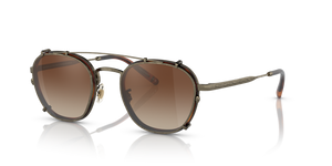 Oliver Peoples Lilletto with Antique Gold/Dark Mahogany frame and Brown lenses - image 1