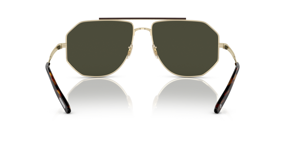 Oliver Peoples Moraldo with Gold frame and Green lenses - image 5