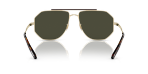 Oliver Peoples Moraldo with Gold frame and Green lenses - image 5