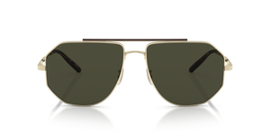 Oliver Peoples Moraldo con montura Oro y lentes Verde - El 2
