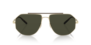 Oliver Peoples Moraldo with Gold frame and Green lenses - image 2