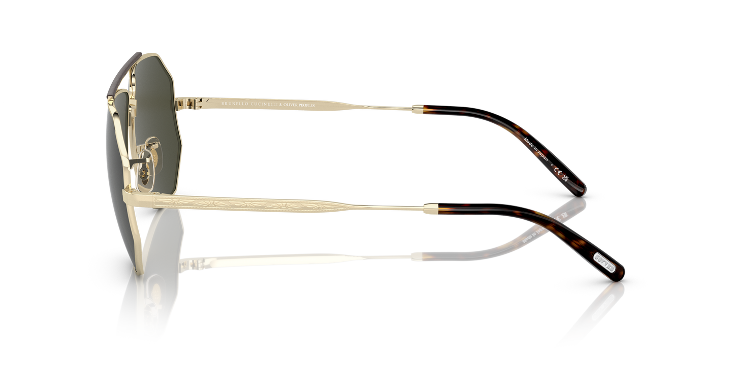 Oliver Peoples Moraldo with Gold frame and G-15 lenses | Oliver