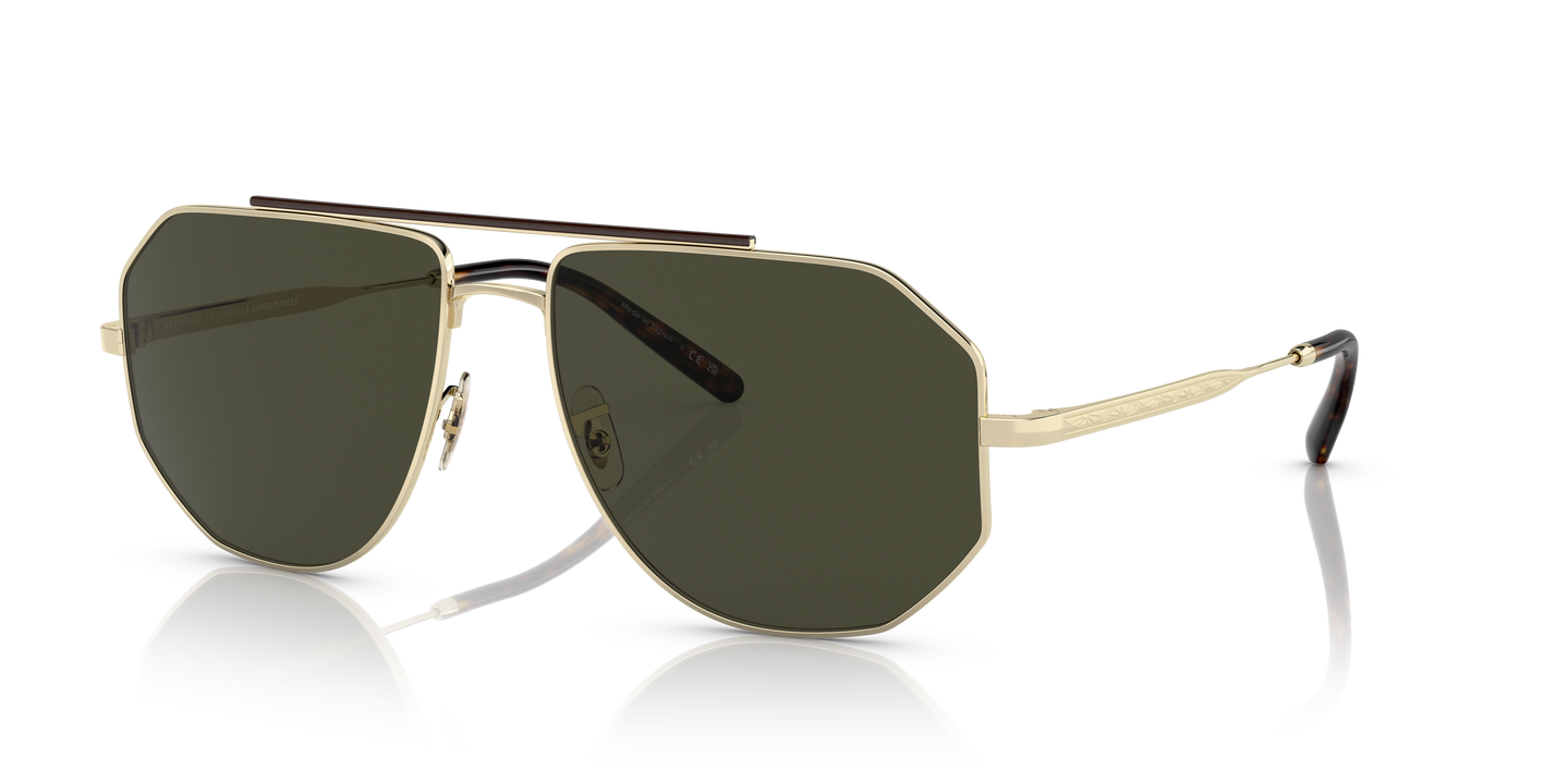 Oliver Peoples Moraldo with Gold frame and G-15 lenses | Oliver