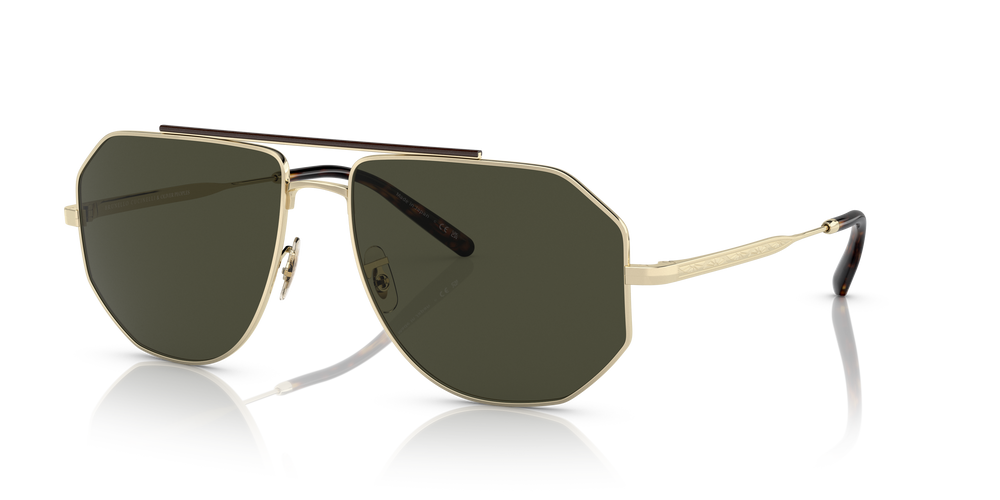 Oliver Peoples Moraldo with Gold frame and Green lenses - Image 3