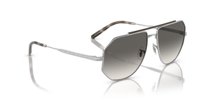Oliver Peoples Moraldo con montatura Argento e lenti  Grigio - L'immagine 3