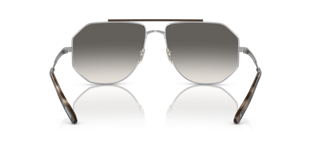 Oliver Peoples Moraldo con montatura Argento e lenti  Grigio - L'immagine 5