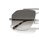 Oliver Peoples Moraldo con montura Plateado y lentes Gris - Variant