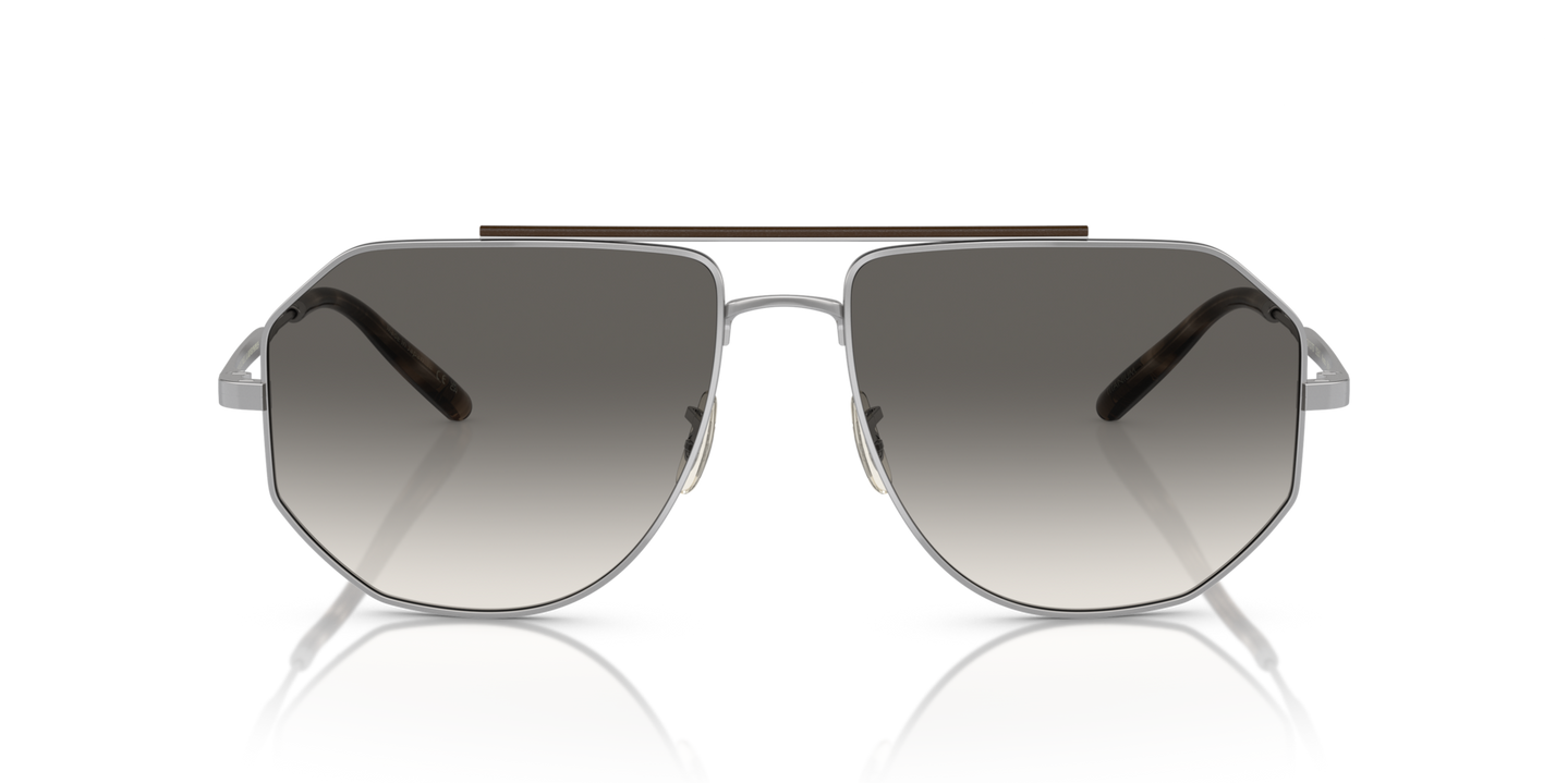 Oliver Peoples Moraldo with Silver frame and Grey lenses - Image Material
