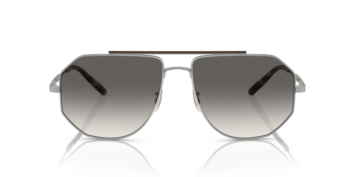 Oliver Peoples Moraldo con montatura Argento e lenti  Grigio - Immagine Materiale